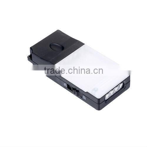 NS979 Dual-light 4+5 LED Plastic Torch Light