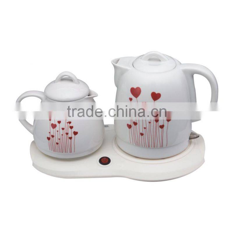 OEM 1.0L small design ceramic kettle high quanlity personalized ceramic tea pots