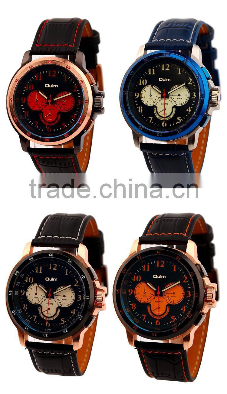 2015 oulm fashion women watch, beautiful quartz watch, new ladies watch