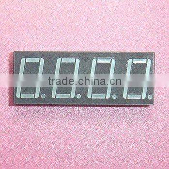 single color 0.36 inch 7 segment led display 2 digit