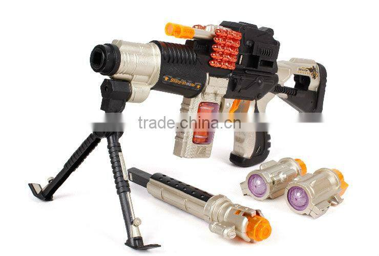 sgun-64214218B electric toys gun Emulational electric infrared submachine gun for kids (with sound and light)