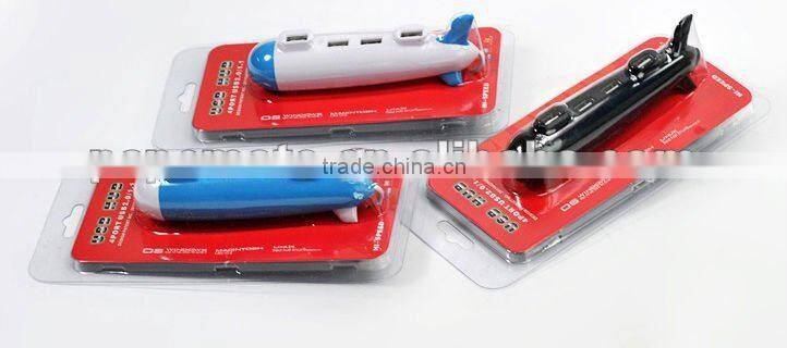 Airplane shaped usb 2.0 4 port hub