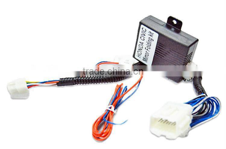 Easy installation auto power mirror folding kit