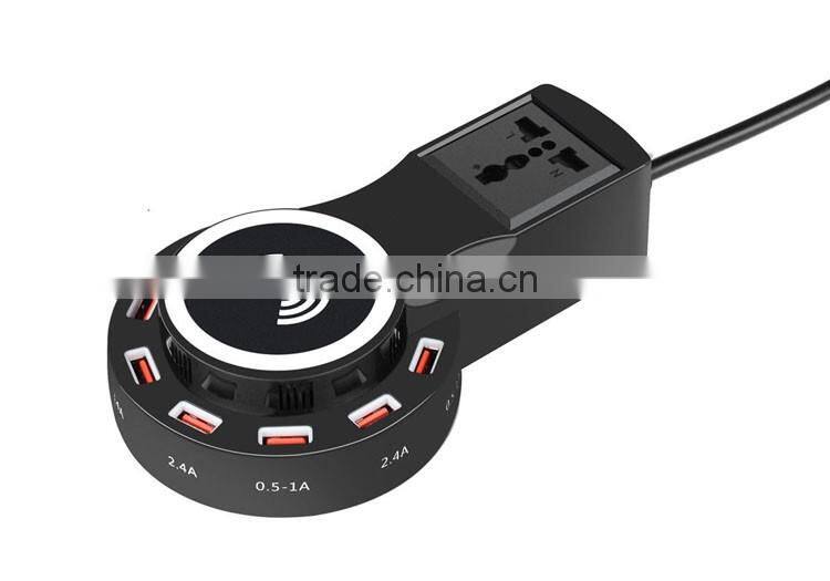 Hot selling 8 usb port charging dock multi port wireless charger