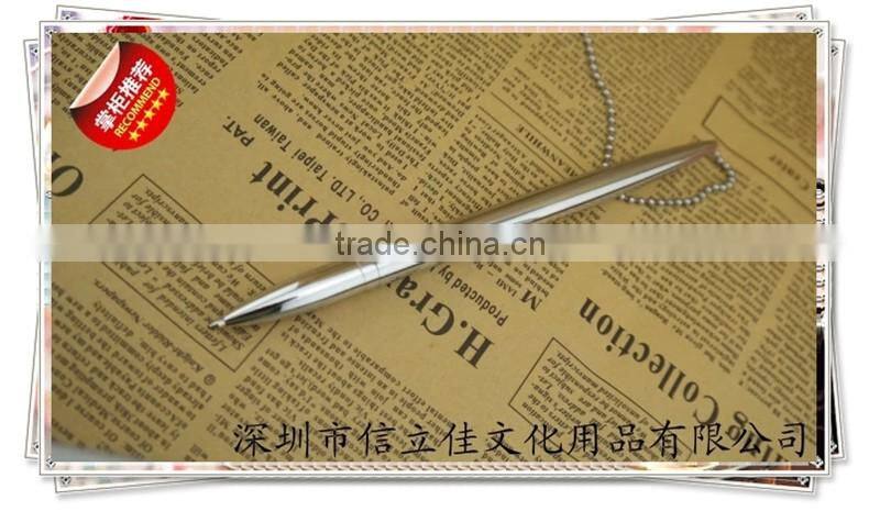 TT-13 fashionable desk pen with chain , bank pen with lovely pen stand
