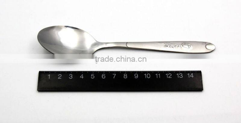 China 6pcs stainless steel dessert spoon & cutlery set