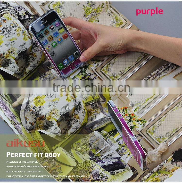 New design leather sticker for iphone 4