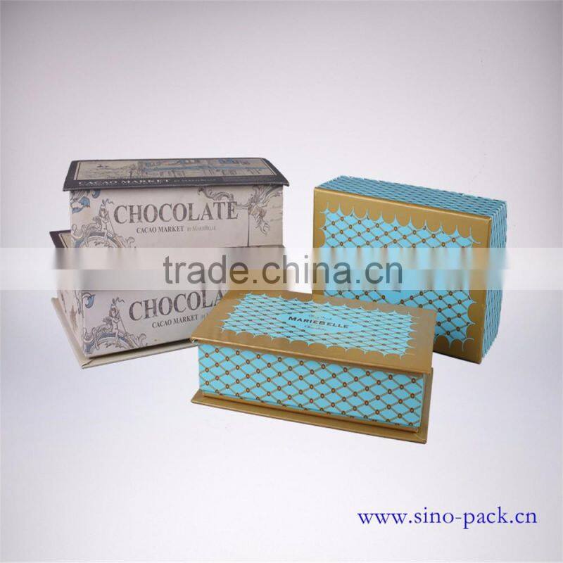 different design chocolate paper gift boxes packaging