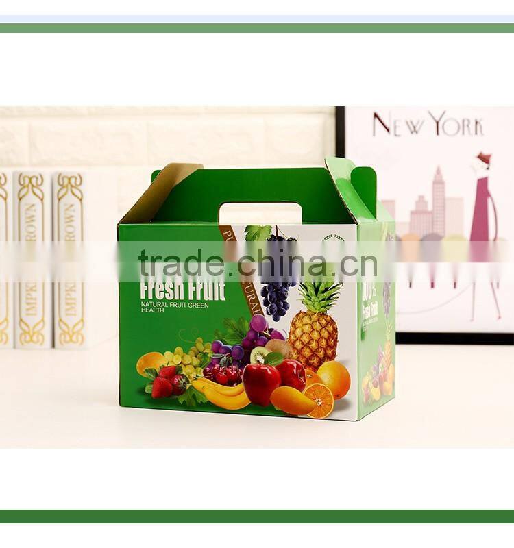 new style vegetable carton eco-friendly printed high quality fruit box