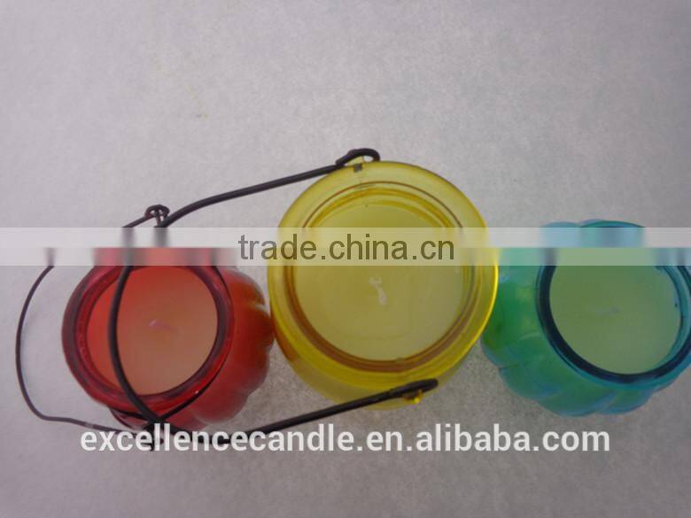 glass jar candle soy wax candle