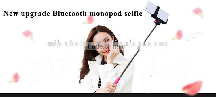 Wireless monopod mobile phone selfie stick,bluetooth selfie stick