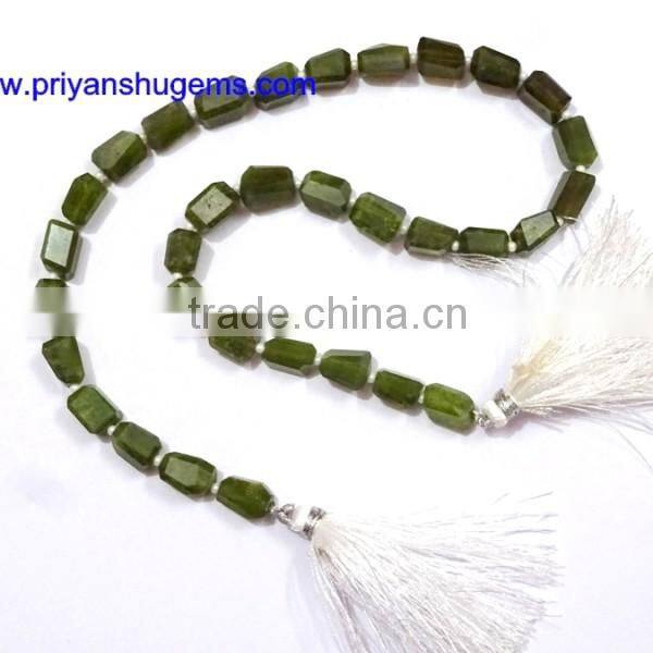 Manual gem bead chain vessonite surface roll