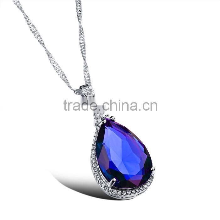 fashion trend design 2016 zircon setting elegant women pendant