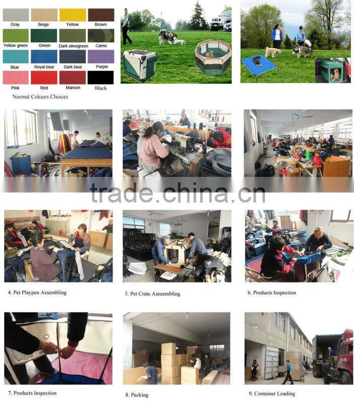 Foldable and Durable Animal Crate with carrying bag