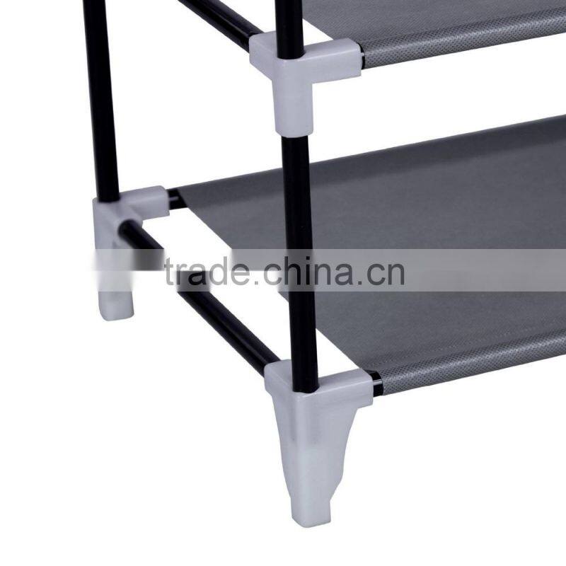 9 layers non-woven steel storage racks for Shoes with fabric cover