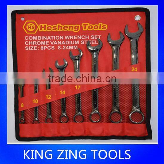 Double open wrench and spanner