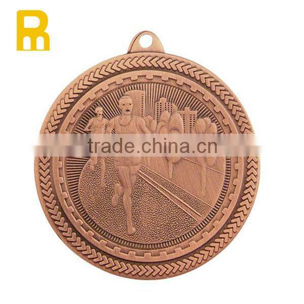 2015 new coming metal sports medals with ribbon
