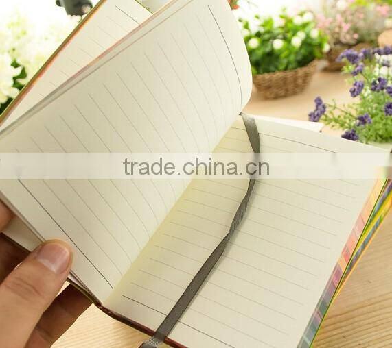 hottest sale softcover thermo pu color edge notebook