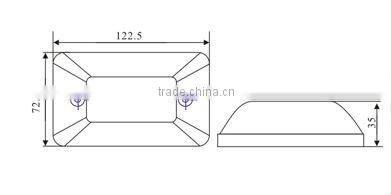 Best price,DC 12v 24v white piezo siren FS-02