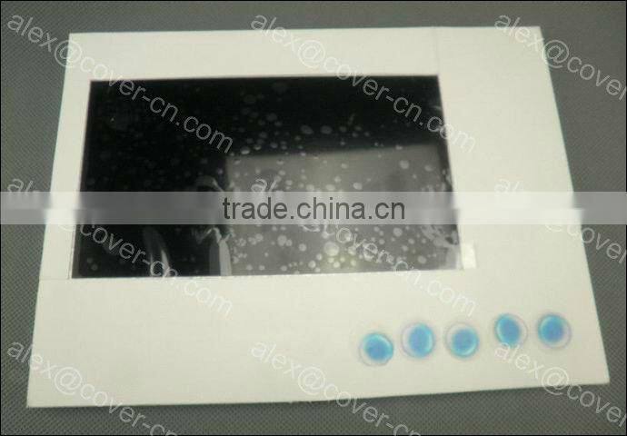 1.8'' .2.4", 4.3", 5" 7", 10" video module with multiple buttons to control different videos for video greeting cards