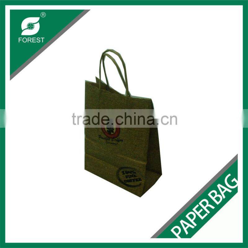 FASHION DESIGN PAPER SHOPPING BAGS CUSTOM PRINT PAPER BAG WITH HANDLES