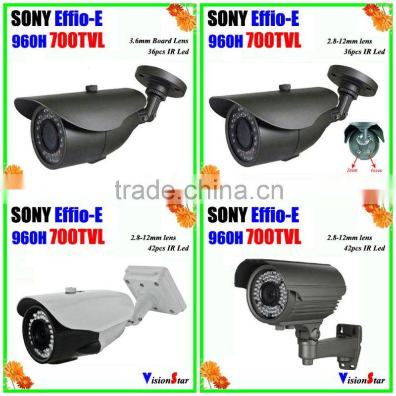 Sony Effio 700TVL IR Camera WDR Night Vision CCTV Camera Systems IR-Cut Indoor Camera
