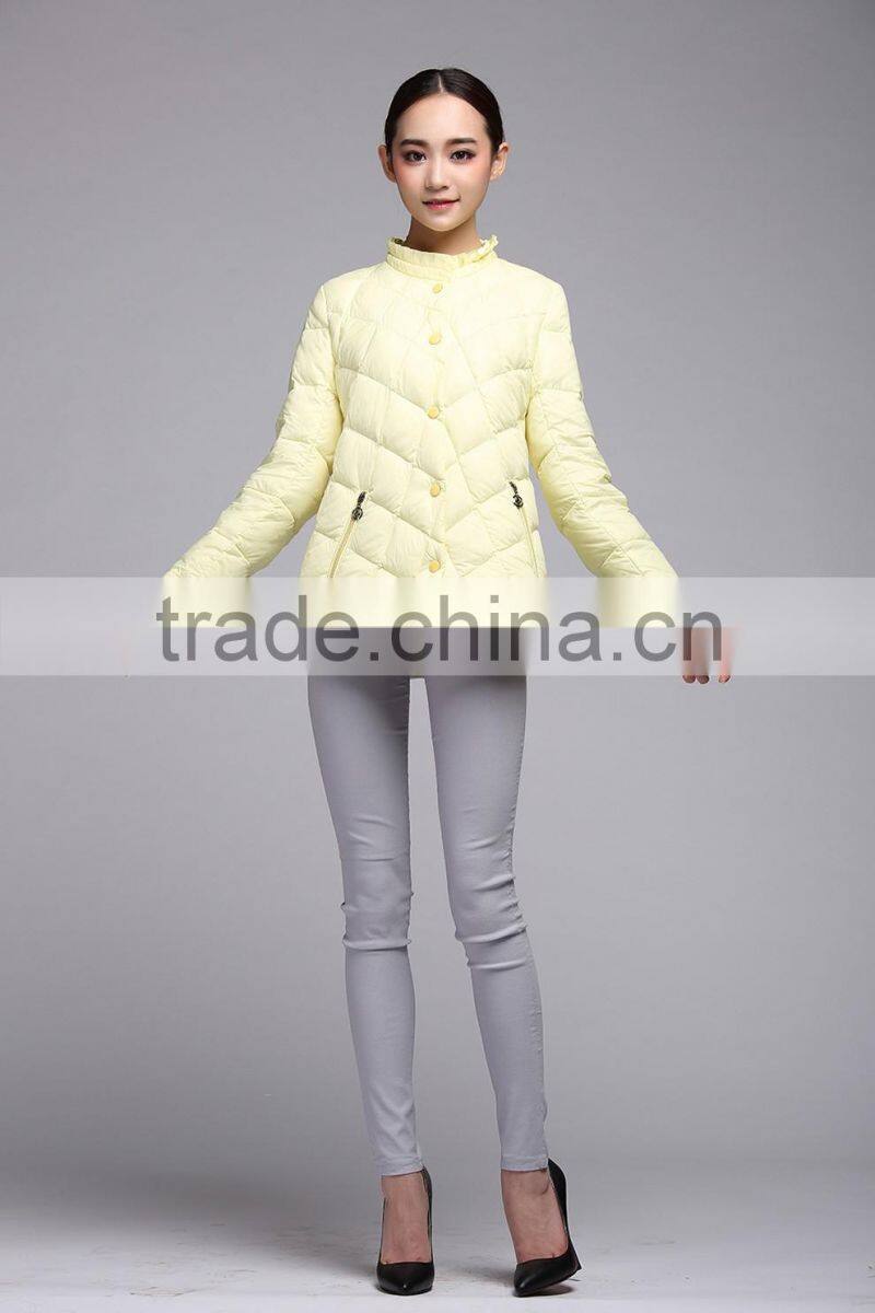 custom cheap A-line denim jacket wholesale