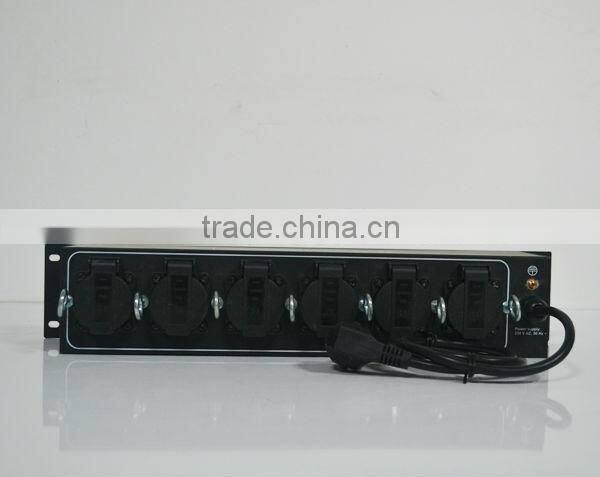 6 Plugs 1 Swith Power Mixer Console supply Powered electrical switch board