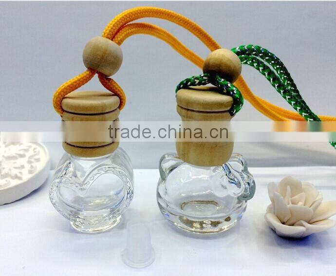 Hanging car perfume bottle