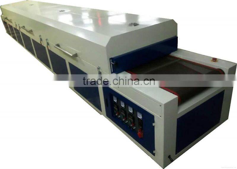 IR Drying Tunnel Conveyer IR hot drying machine for different printings SD8000