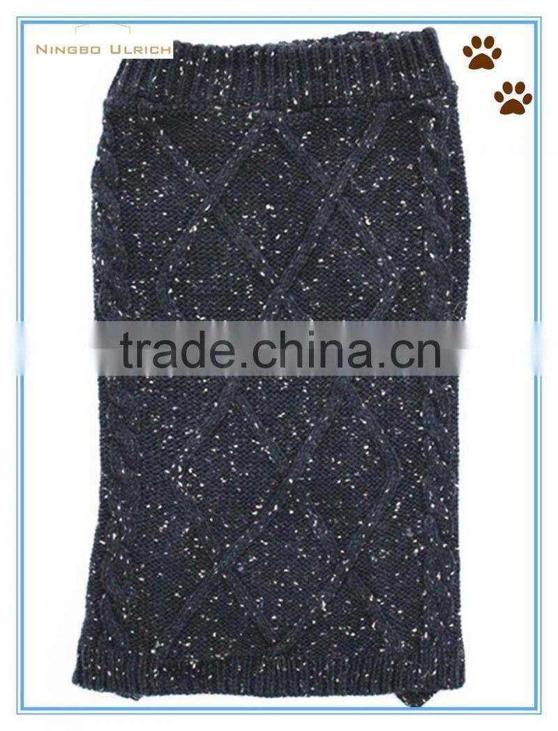 M5 fashion marbled knitted dog sweater