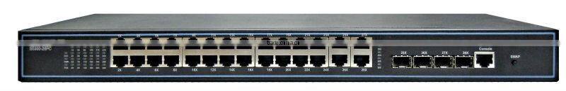 GCOM 24 ports POE Switch Network hub Price S5300 Series POE Switch