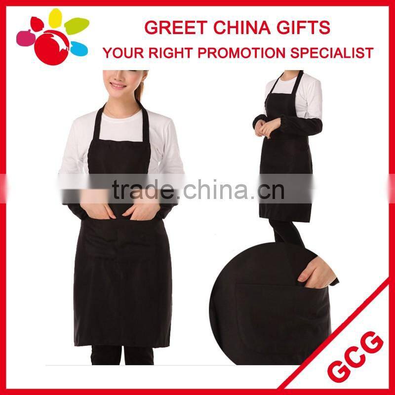 Cheap PVC Waterproof Custom Logo Children Adult Bib Kitchen Apron