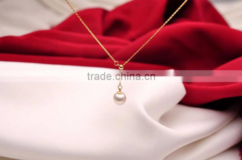 pearl jewelry 8.5-9mm white cheap natural akoya pearl pendant for sale