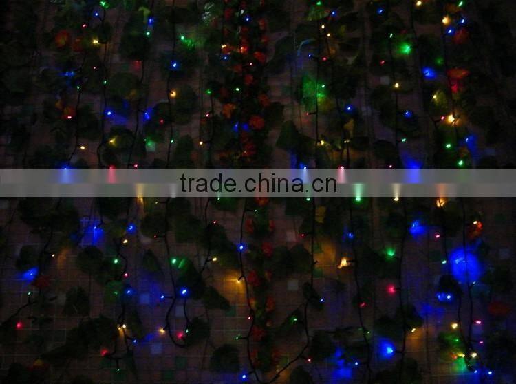 Solar 100leds flash lamp outdoor courtyard Colorful holiday decorations hanging tree solar outdoor led string Light