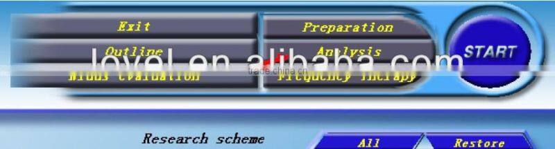 Hot!!! 2014 high tech touch screen 3d Nls Body Health Analyzer