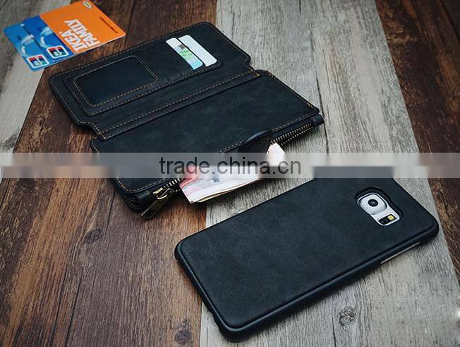 Removable Wallet Leather Flip Cover Case For Samsung Galaxy S7/S7 Edge
