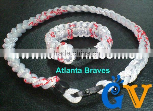Fashion Customized USA Team Titanium Sports Necklace Falcons