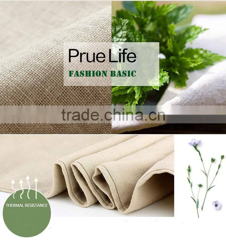 Wholesale Plain Cotton Linen Fabric for Garment