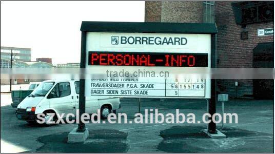 Fashionable,Cool,P7.62,16*96 led two-line, scrolling sign/billboard/display