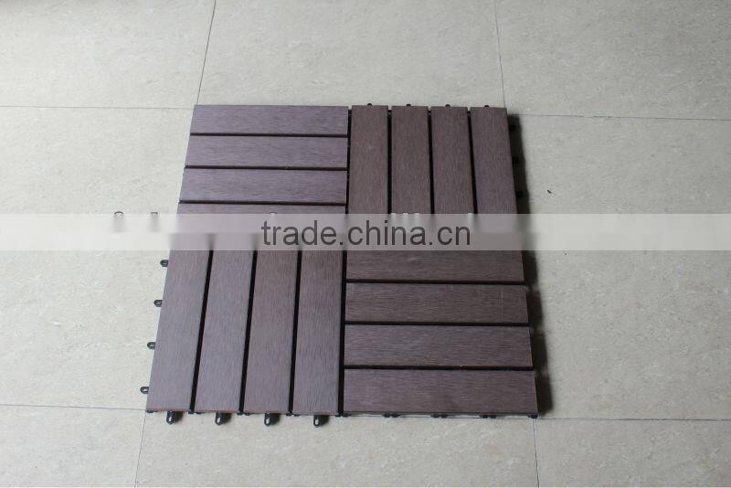 Sanding Surface Treatment and like wood plastics composites WPC Interlocking flooring