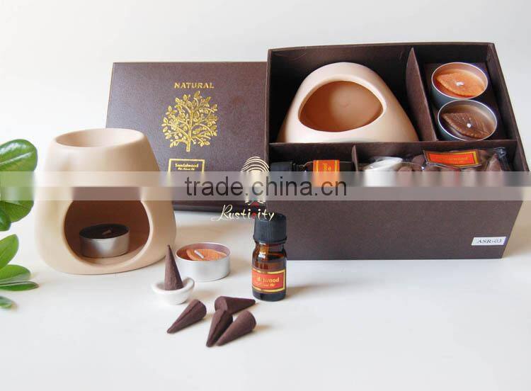 White Ceramic Decorative Oil Burners