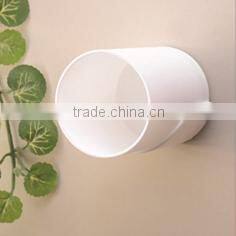 cheap round toothbrush holder with suction cup wall mounted toothbrush mug plastic