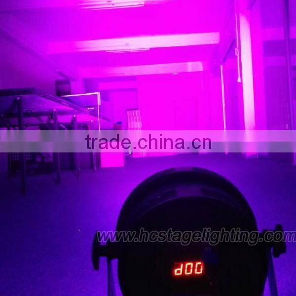 Hot sales DMX RGBW 18pcs 10w 4 in 1 flat led par light rgbw