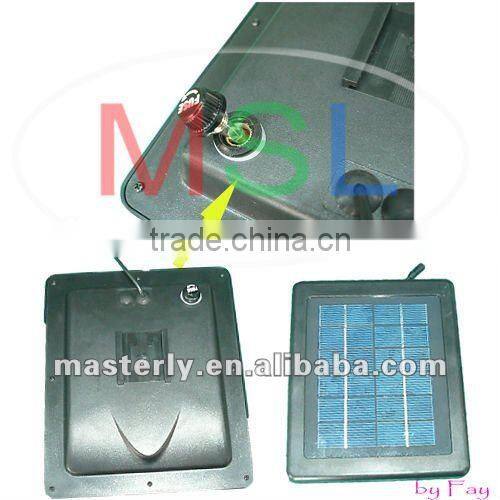 Solar lighting system Lithium battery+ 28LED floodlight+2W solar panel