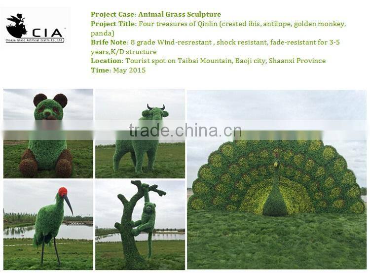 Outdoor Indoor Grass Garden Ornamental Topiary Sculpture