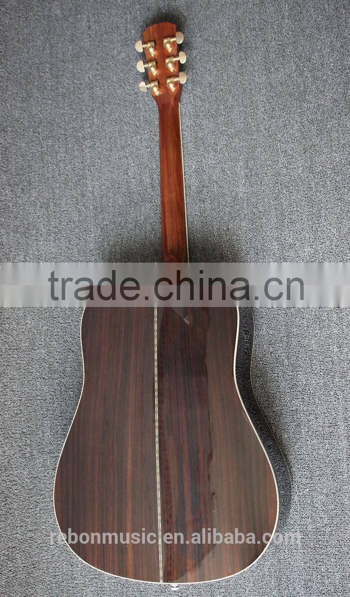 Weifang Rebon D45 41 size All Solid wood dreadnought Acoustic Guitar with nice sound