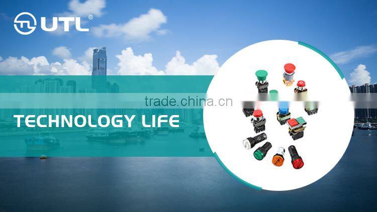 UTL New 2016 Led Signal Indicator Light OEM Color Flash Buzzer Button With Pilot Indicator Lamp