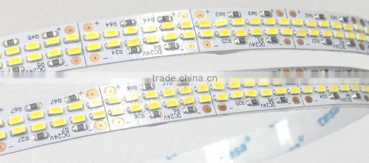 SMD 3014 LED Strip Super Bright 204led/m led tape light DC 12V white or warm white color 5m/lot