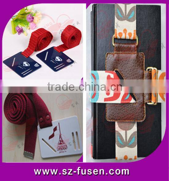 custom any color hook loop book strap